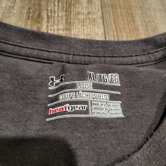 Under Armour Heat Gear Loose Fit Military Graphic Tee Shirt Men's Size XL - Picture 4 of 7